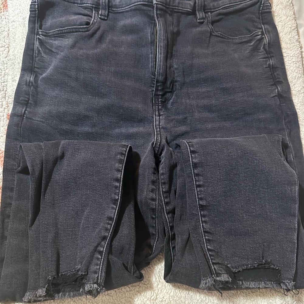 American Eagle Black Jeggings High-Rise